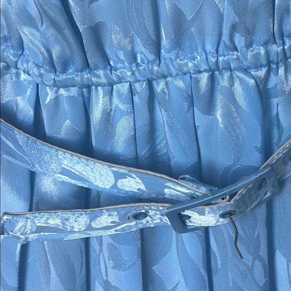 VINTAGE Alexis PLUS size Elegant Light Blue Dress - Picture 2 of 10